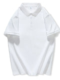 Men's Plus Size Casual Solid Color Polo Shirt