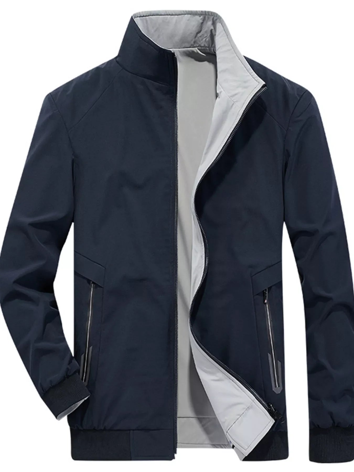 Men's Plus Size Lightweight Zip Up Jacket