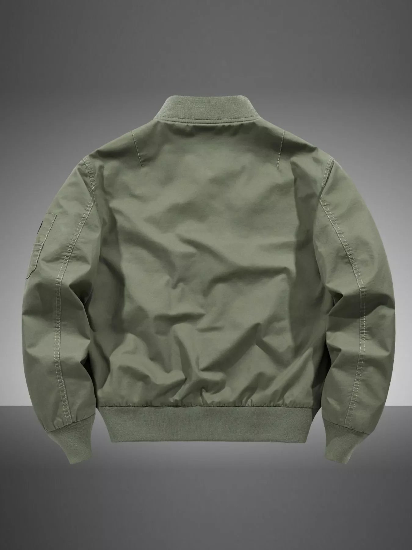 Men's Plus Size Casual Lightweight Bomber Jacket