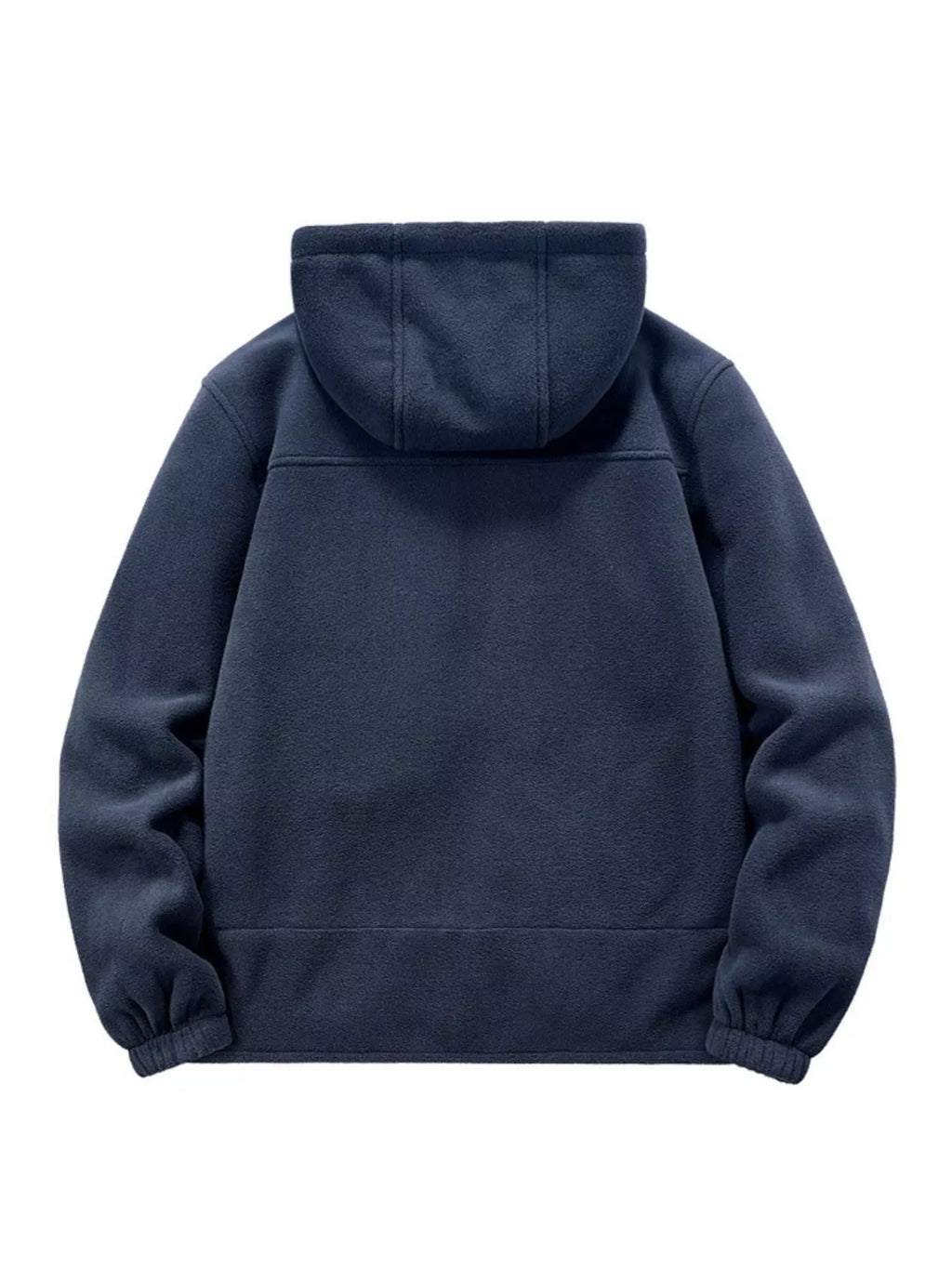 Men's Plus Size Hooded Fleece Full-Zip Jacket