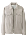 Men's Plus Size Casual Snap Down Jacket