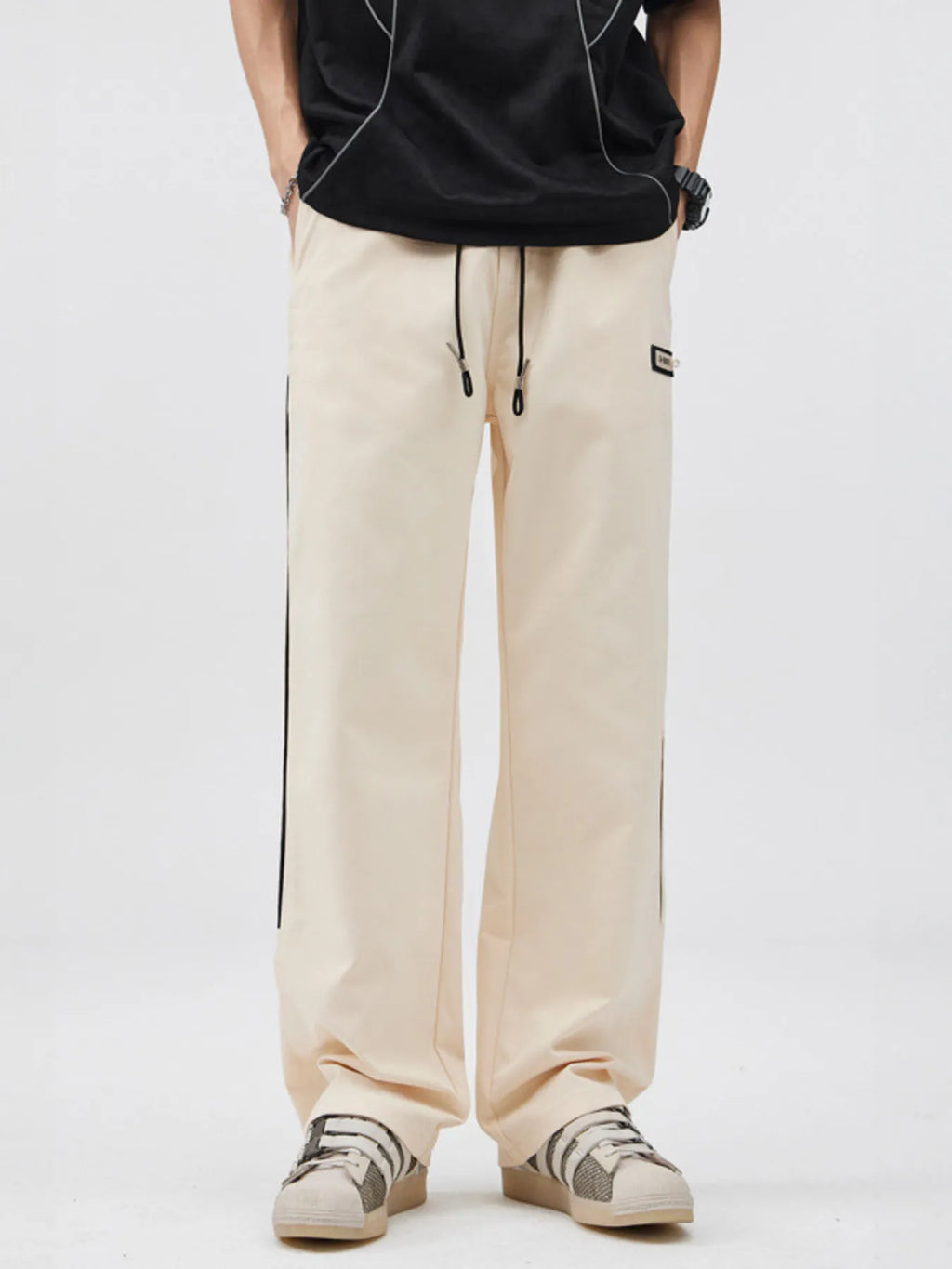 Men's Full Size Casual Wide Leg Pants Plus Size