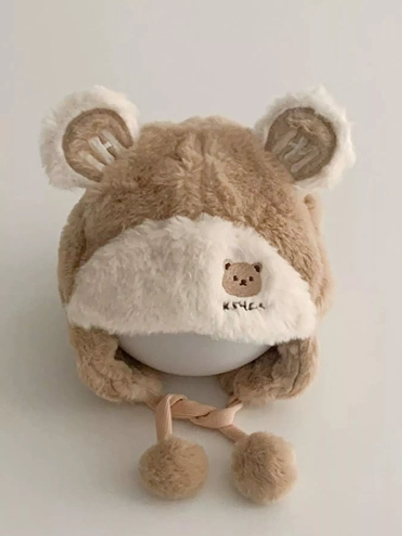 Children's Bear Ear Fluffy Hat