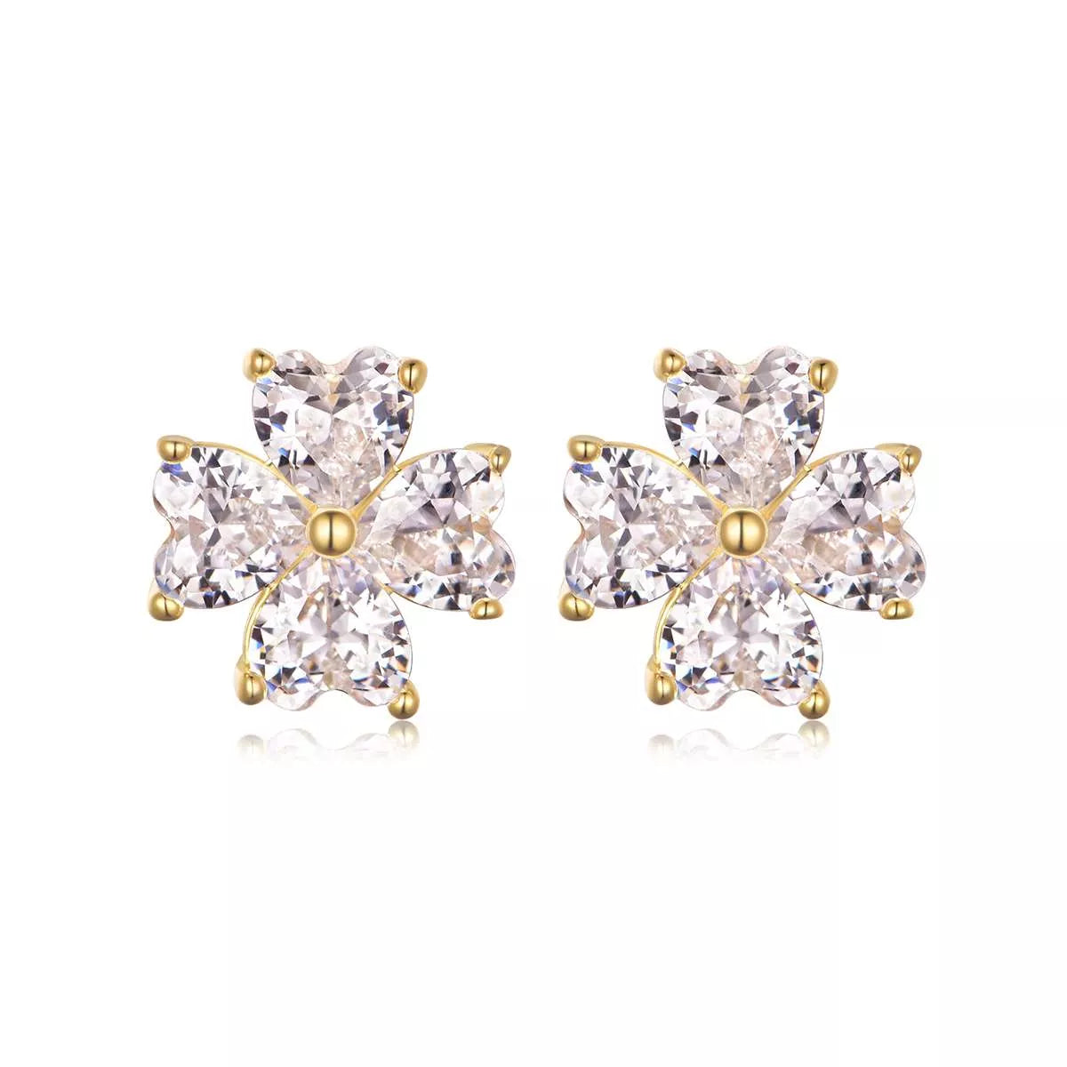 2.4 Carat Moissanite 925 Sterling Silver Stud Earrings