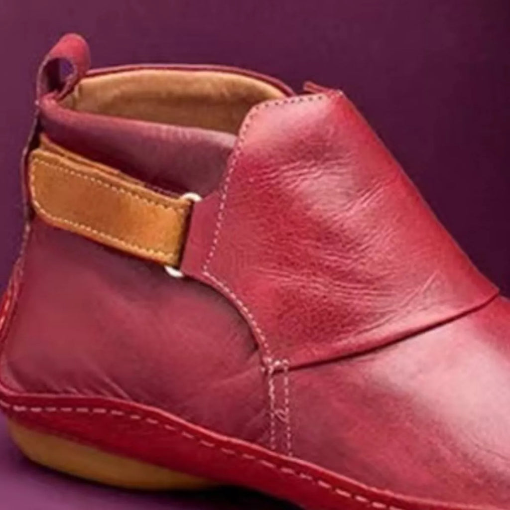 PU Leather Ankle Boots