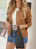 Casual Zip Up Long Sleeve Jacket