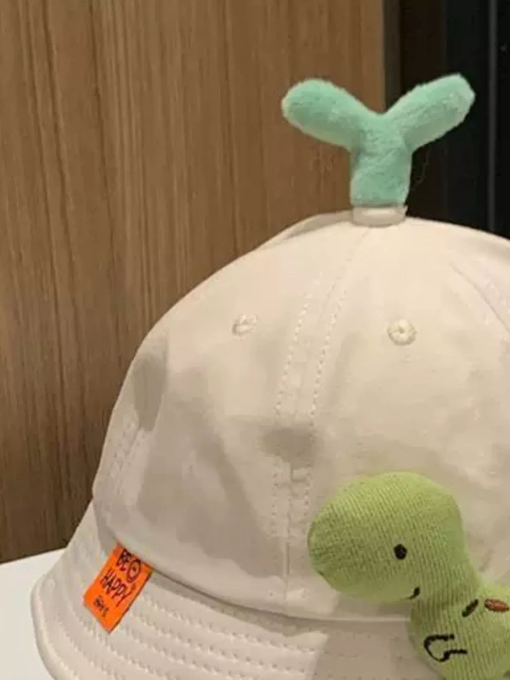 Children's Dinosaur & Sprout Decor Bucket Hat