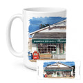 Trapani's Eatery Ceramic Coffee Mug 15 oz Decorative Large C Handle Mug Cup for Tea, Cocoa Hot Chocolate