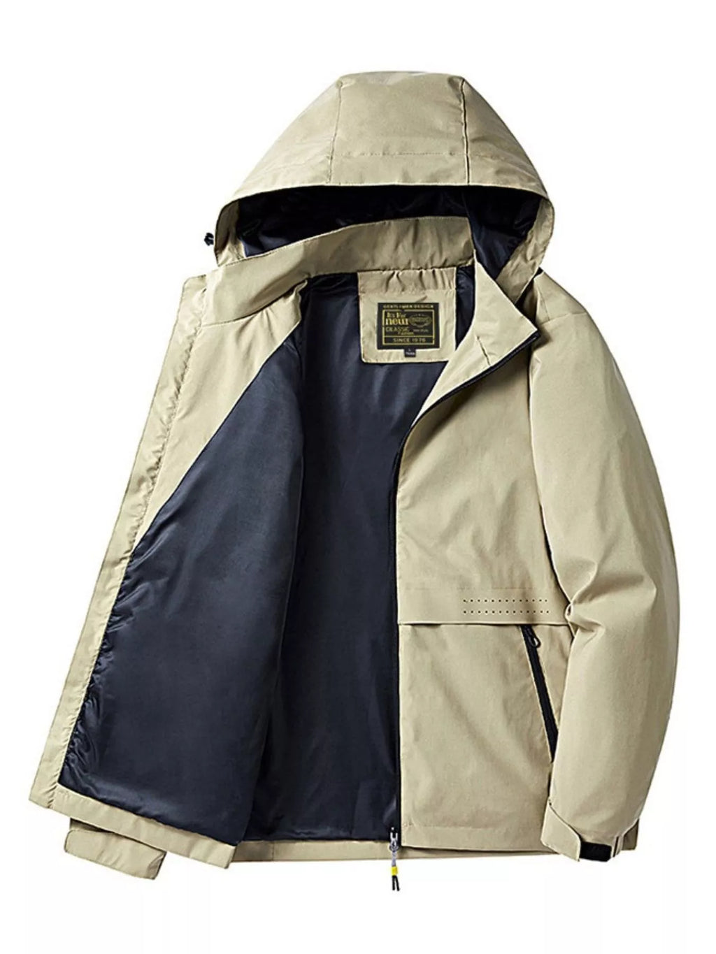 Men's Lightweight Waterproof Hooded Jacket