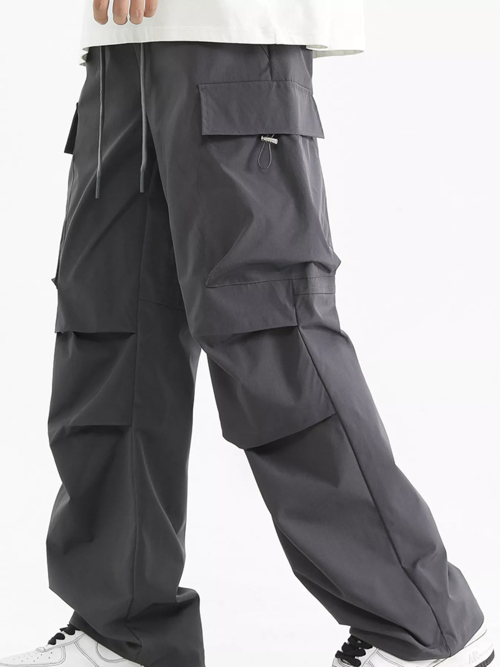 Men's Plus Size Multi-Pocket Cargo Waterproof Pants