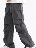 Men's Plus Size Multi-Pocket Cargo Waterproof Pants