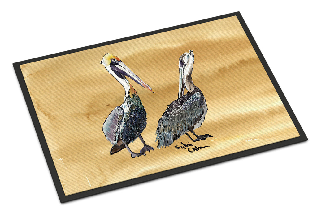 Pelican Doormat Indoor Outdoor 18H X 27W Front Door Mat Rugs for Entryway, Non Slip Washable