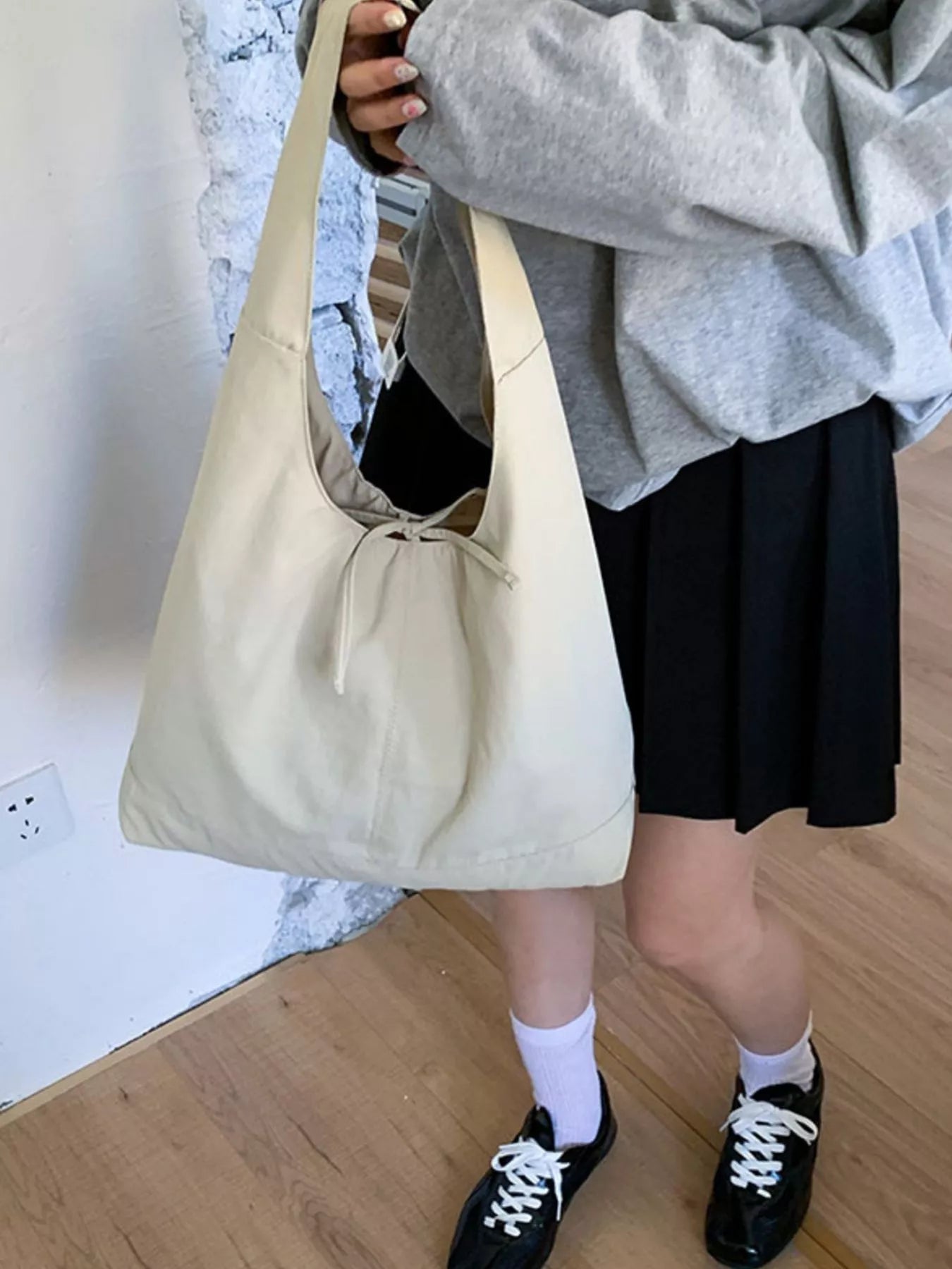 Tied Casual Lightweight Shoulder Bag