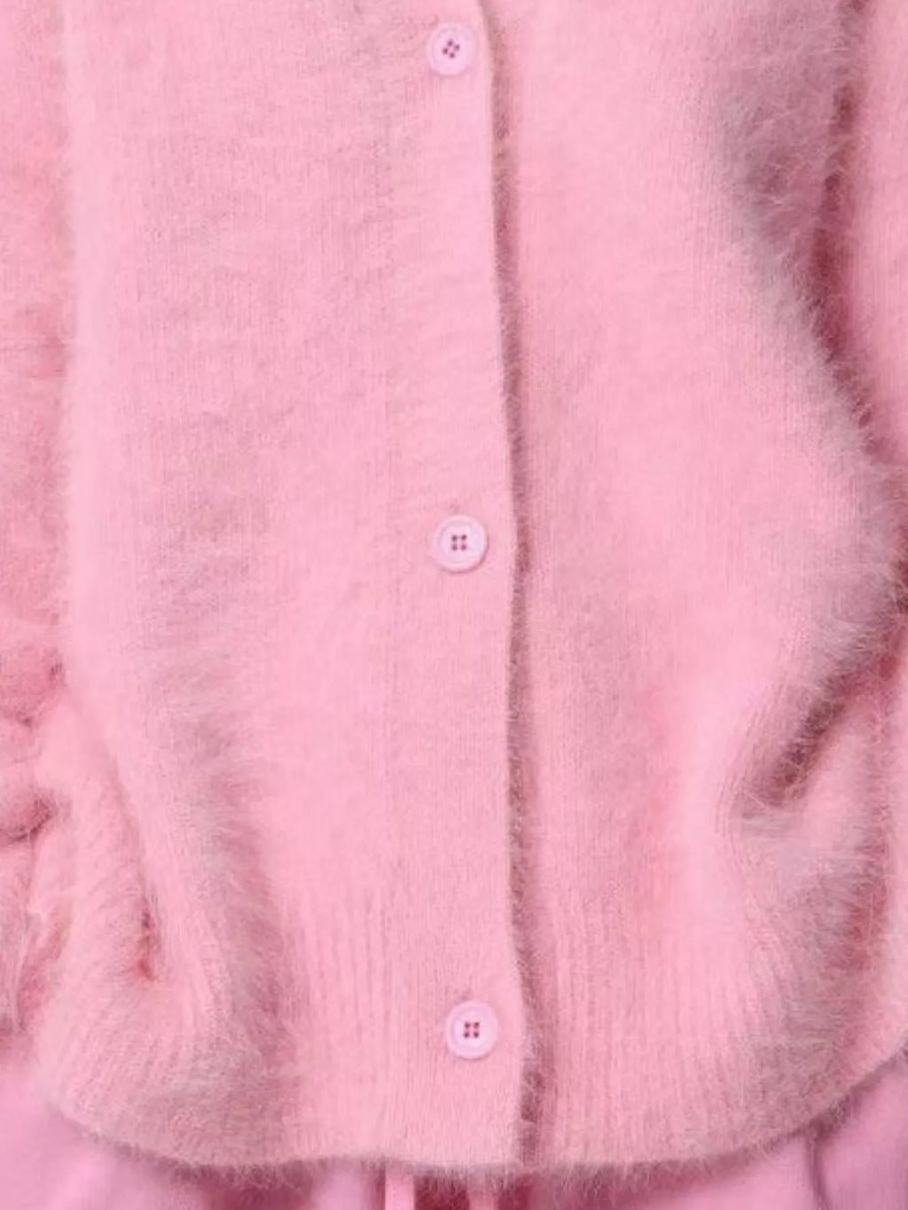 V-Neck Button-Down Cardigan