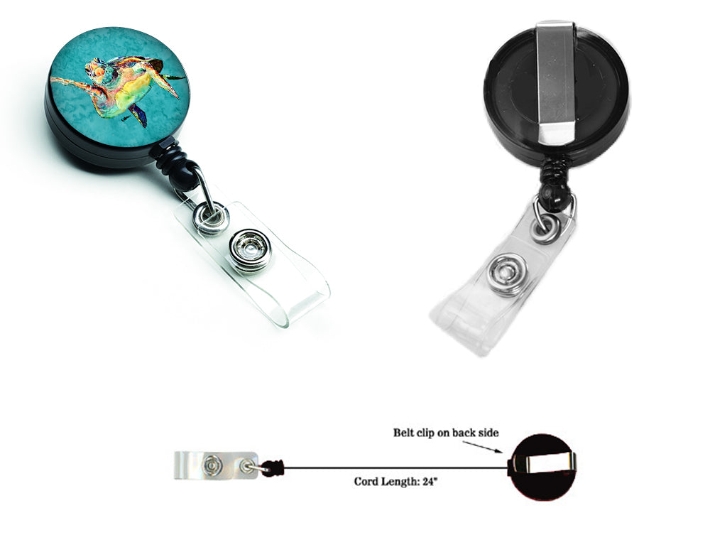 Turtle Retractable Badge Reel for Nurses ID Badge Holder with Clip Retractable Employee Badge Holder, Belt Clip