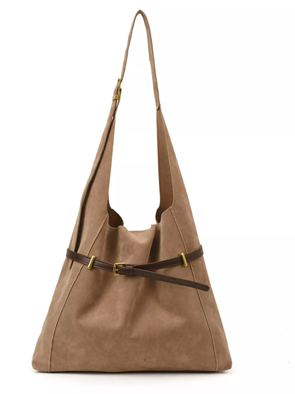 Buckle Adjustable Strap Shoulder Bag
