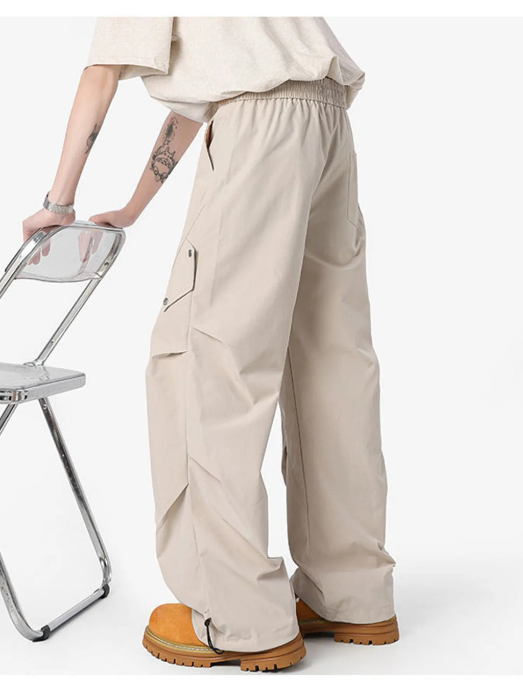 Men's Plus Size Loose Fit Cargo Pants