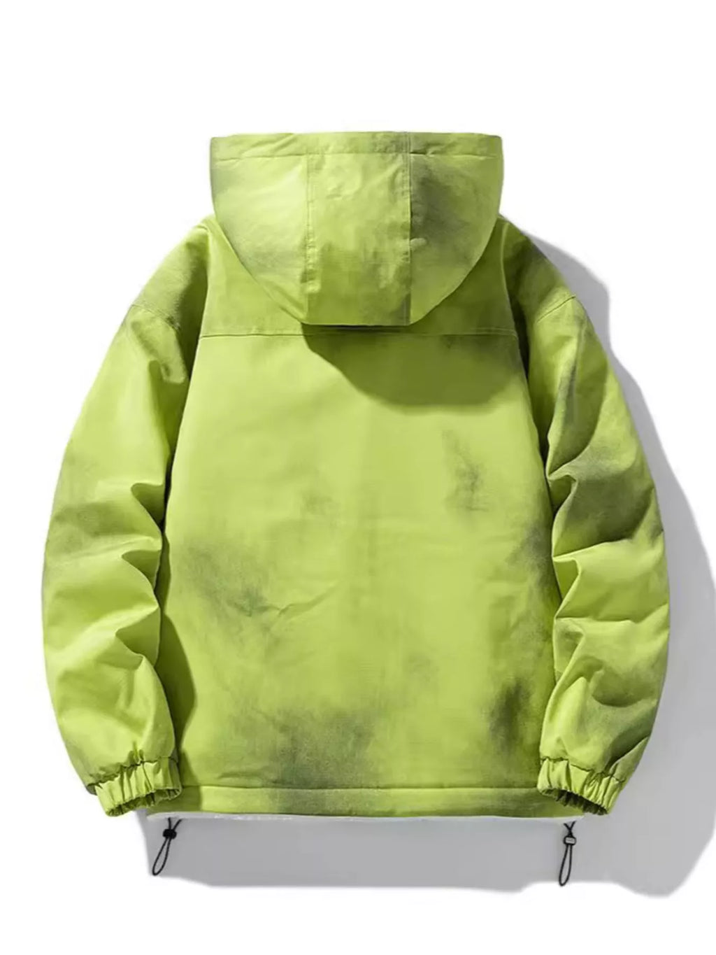 Men's Full Size Hooded Fleece Lined Windproof Jacket Plus Size