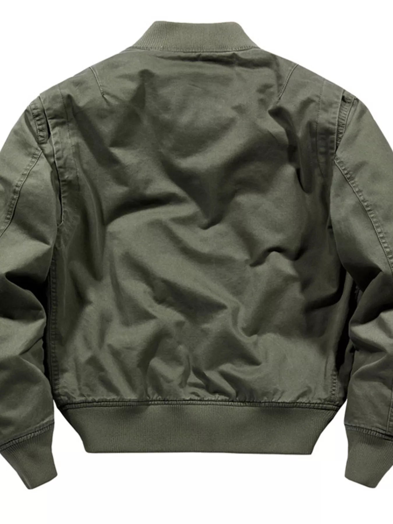 Men's Plus Size Zip Up Long Sleeve Jacket