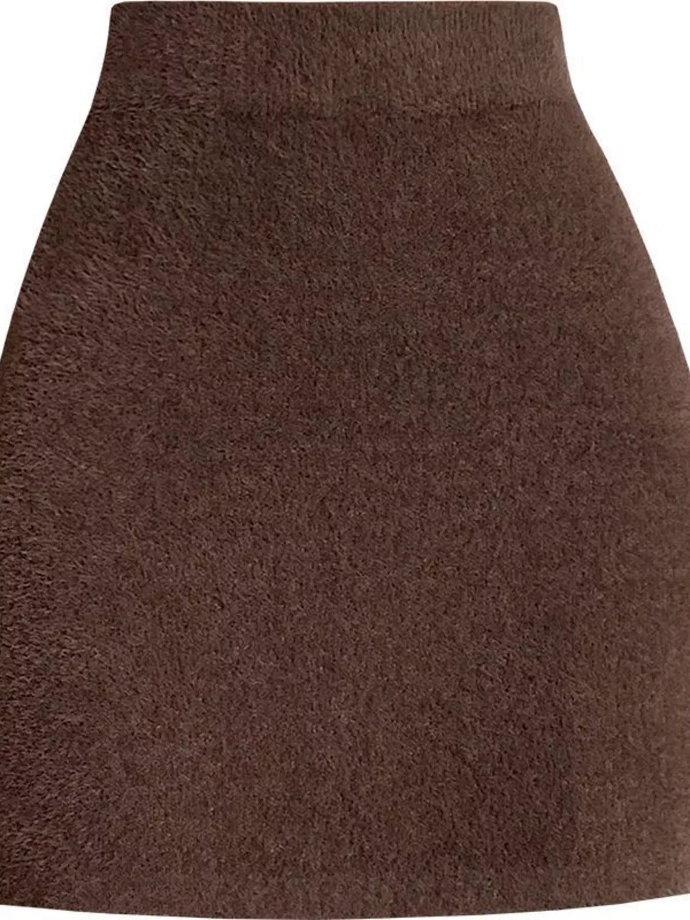 Plush Knit Mini Skirt