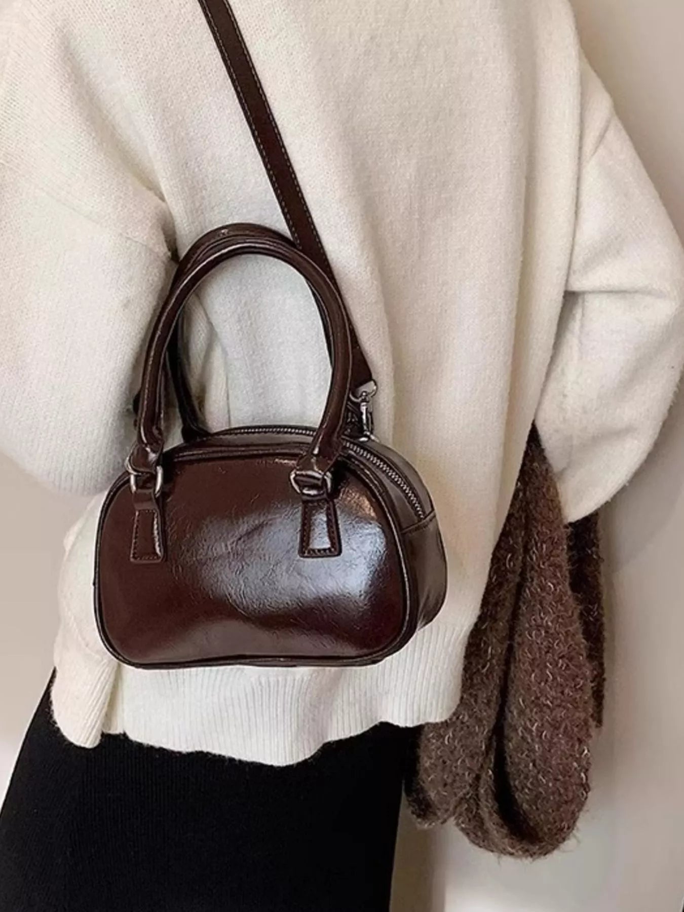 Top Handle Crossbody Bag