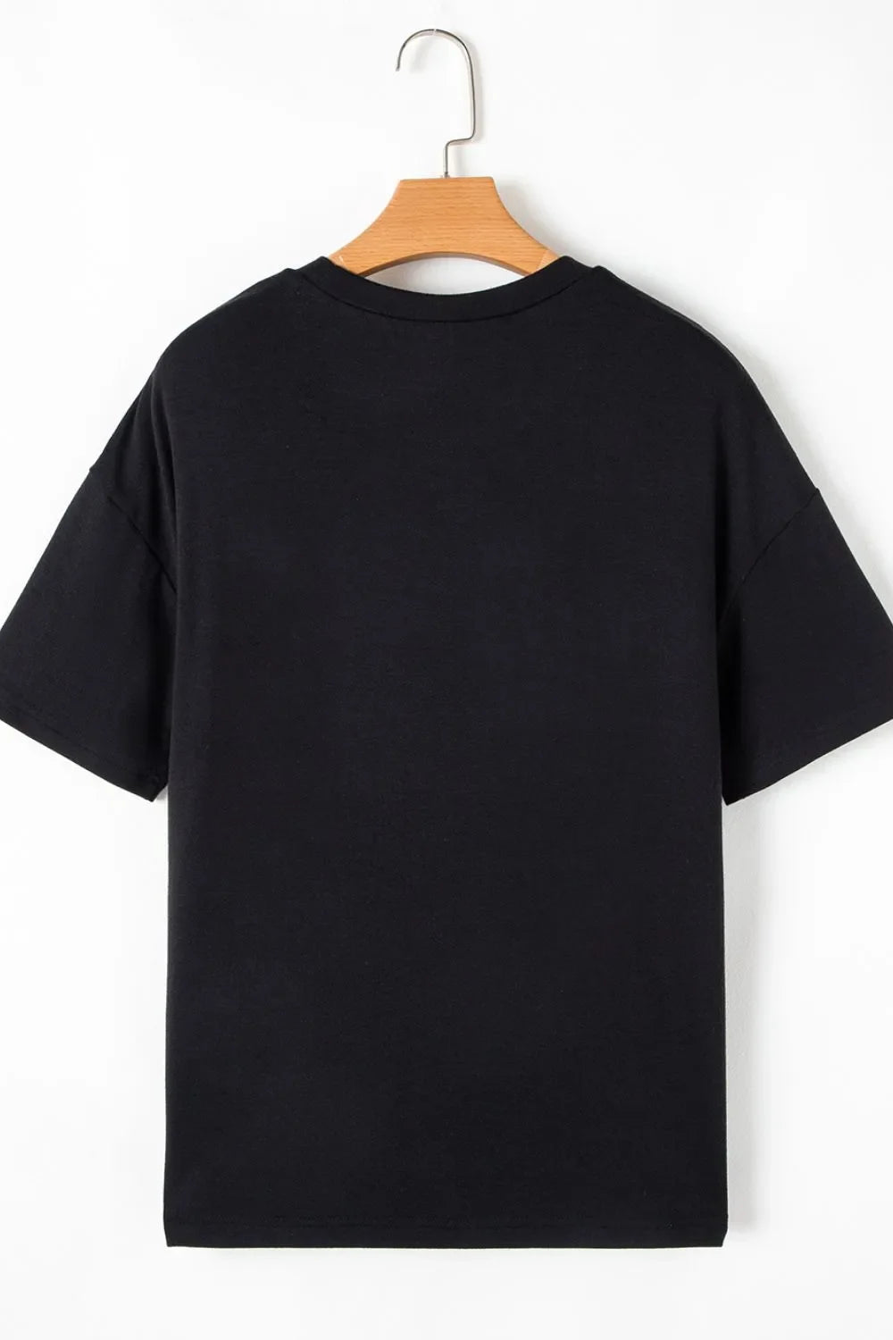 Sequin Stripes Crew Neck T Shirt