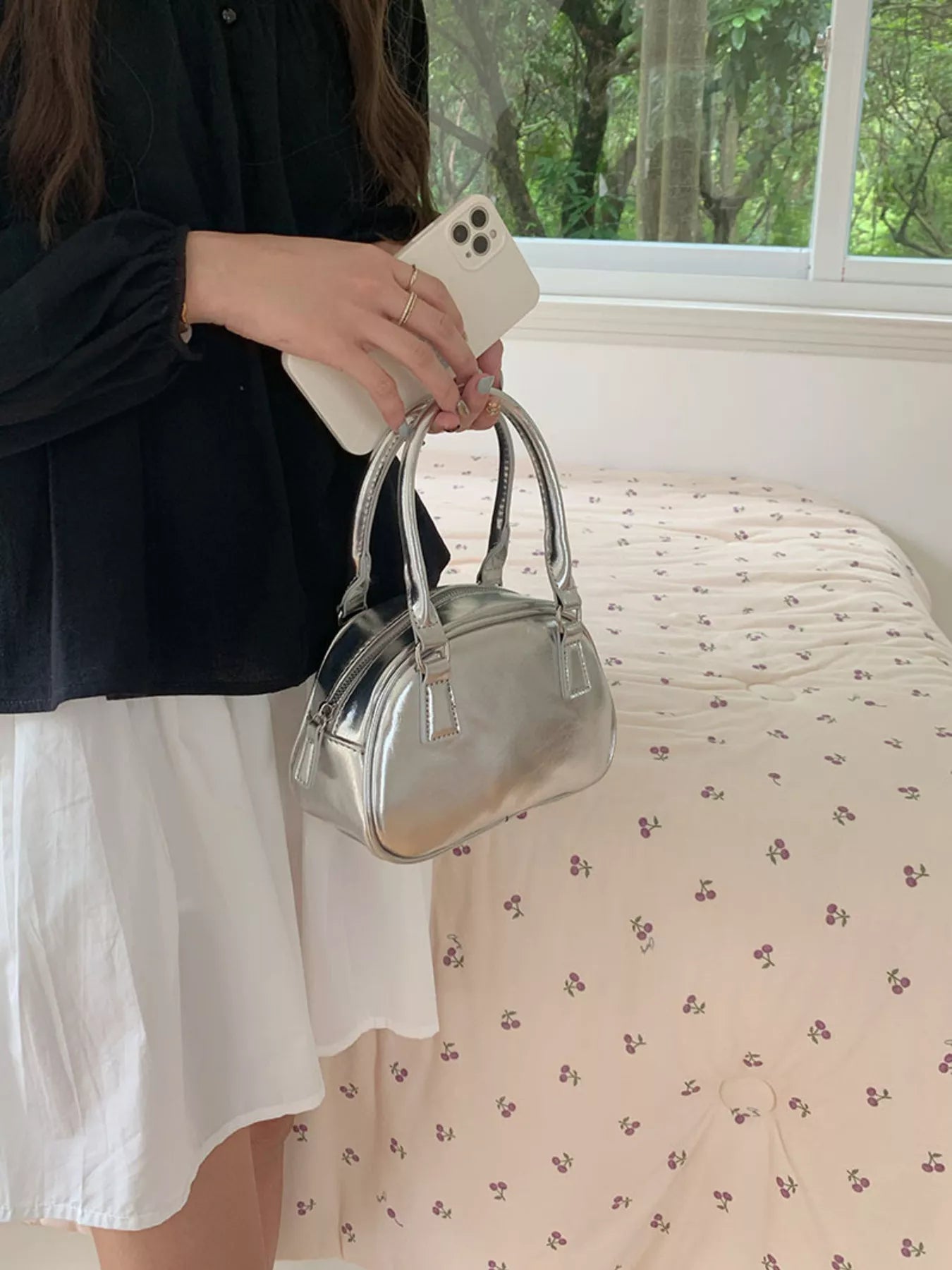 Top Handle Crossbody Bag