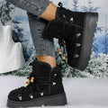 Lace-Up Platform Winter Boots