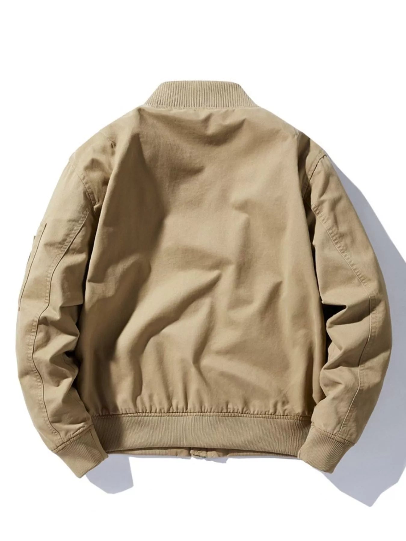 Men's Plus Size Zip Up Bomber Jacket