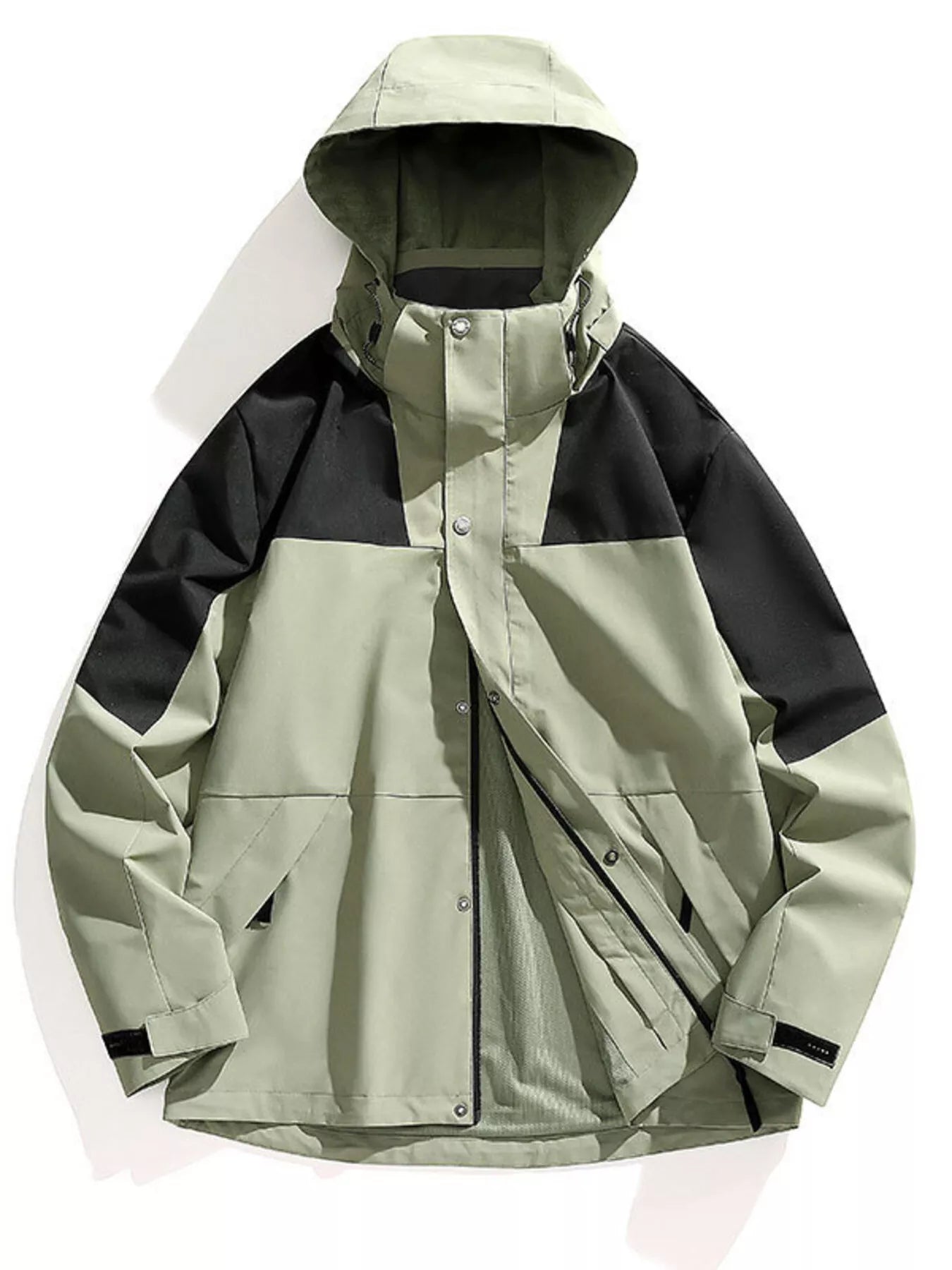 Men's Full Size Hooded Windproof Outdoor Coat Plus Size