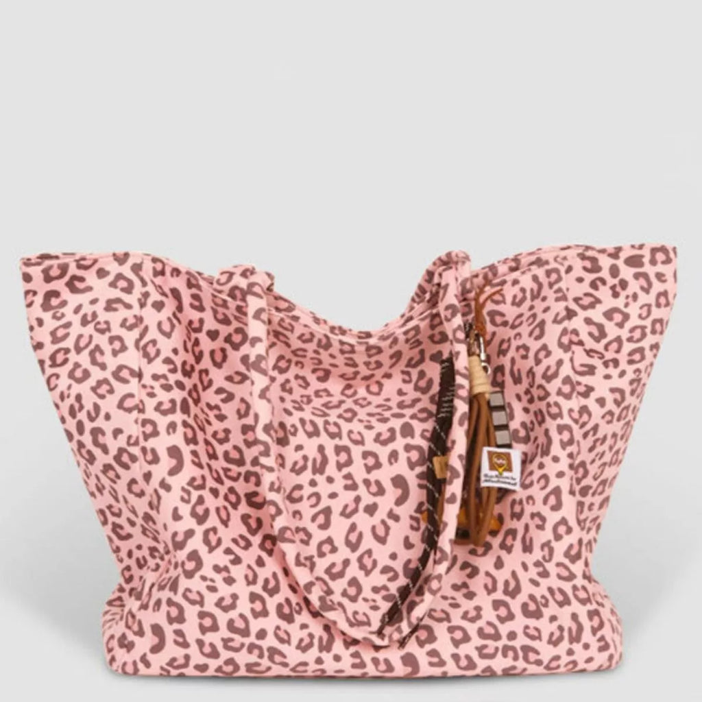 Leopard Print Oversized Tote Bag