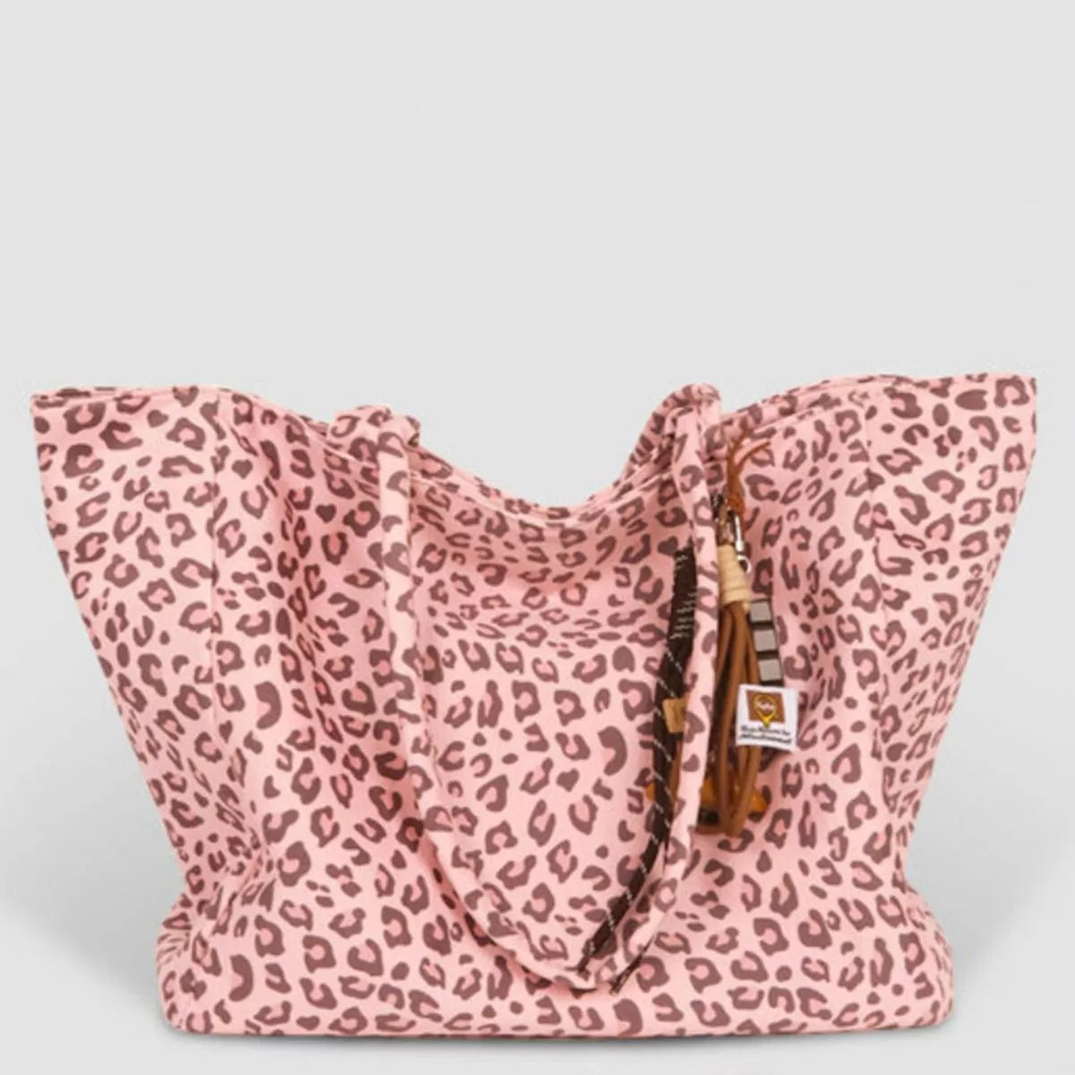 Leopard Print Oversized Tote Bag