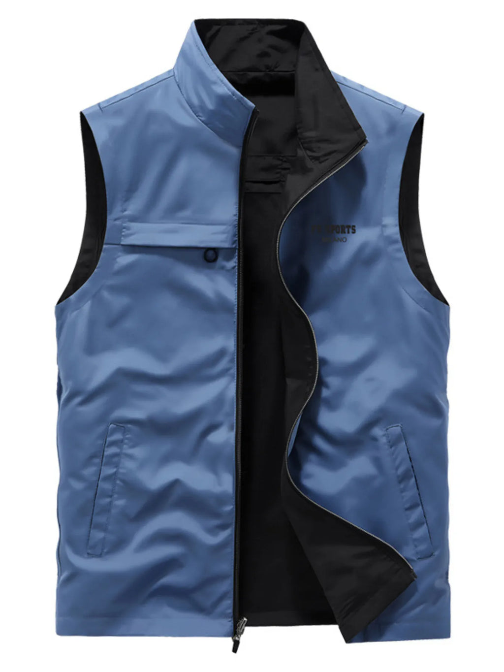 Men's Plus Size Zip Up Lightweight Vest