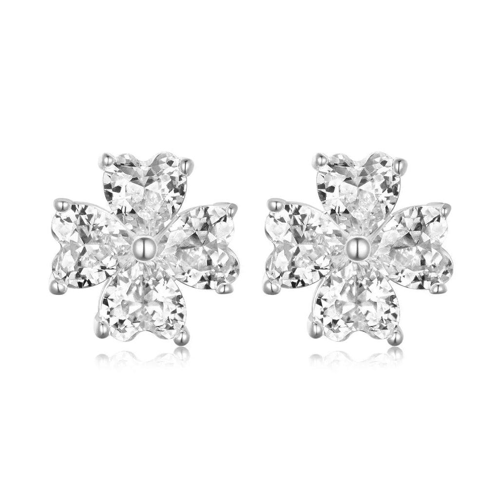 2.4 Carat Moissanite 925 Sterling Silver Stud Earrings