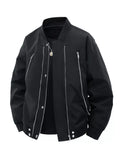 Men's Plus Size Zip Up Long Sleeve Jacket