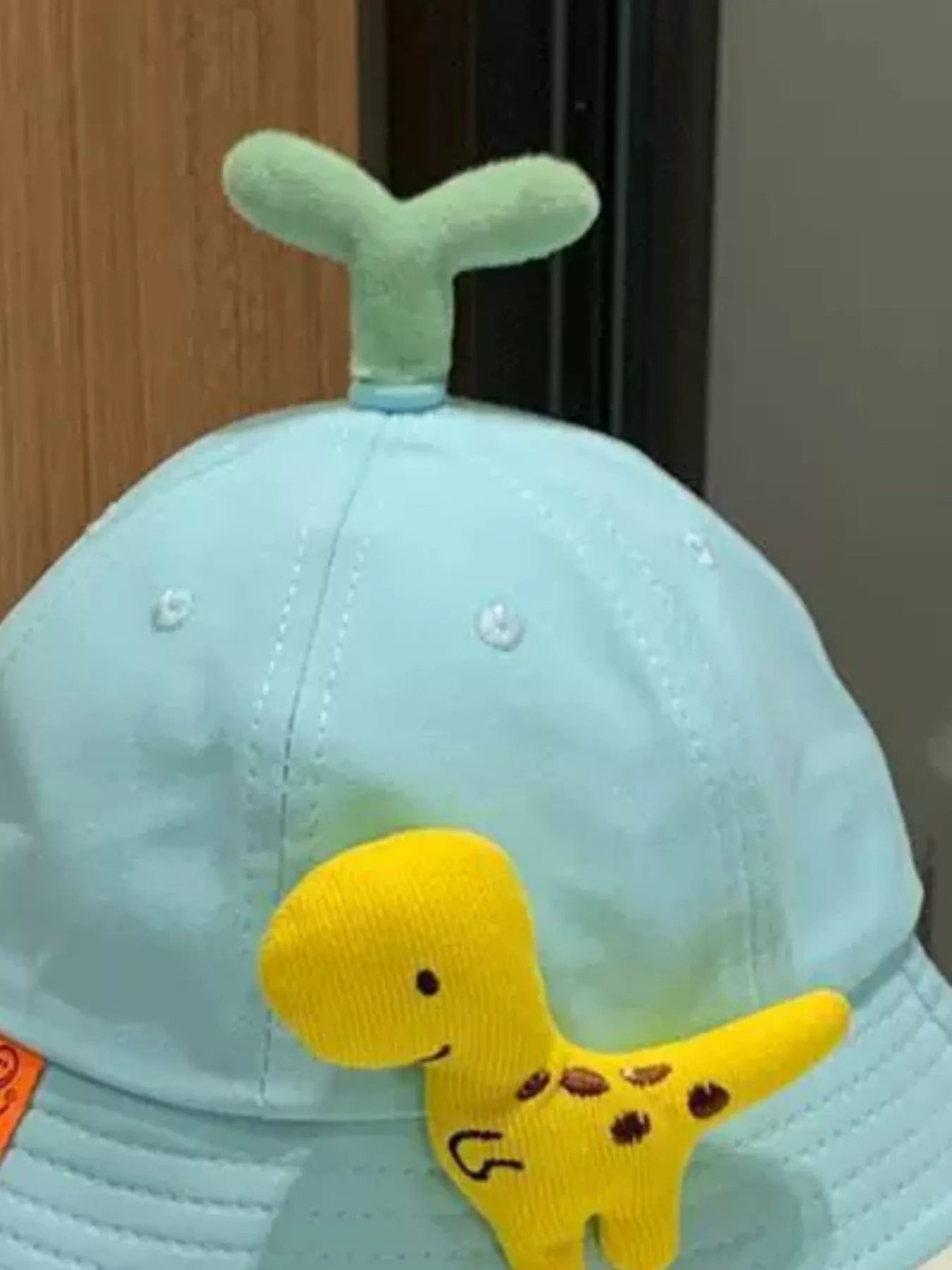 Children's Dinosaur & Sprout Decor Bucket Hat