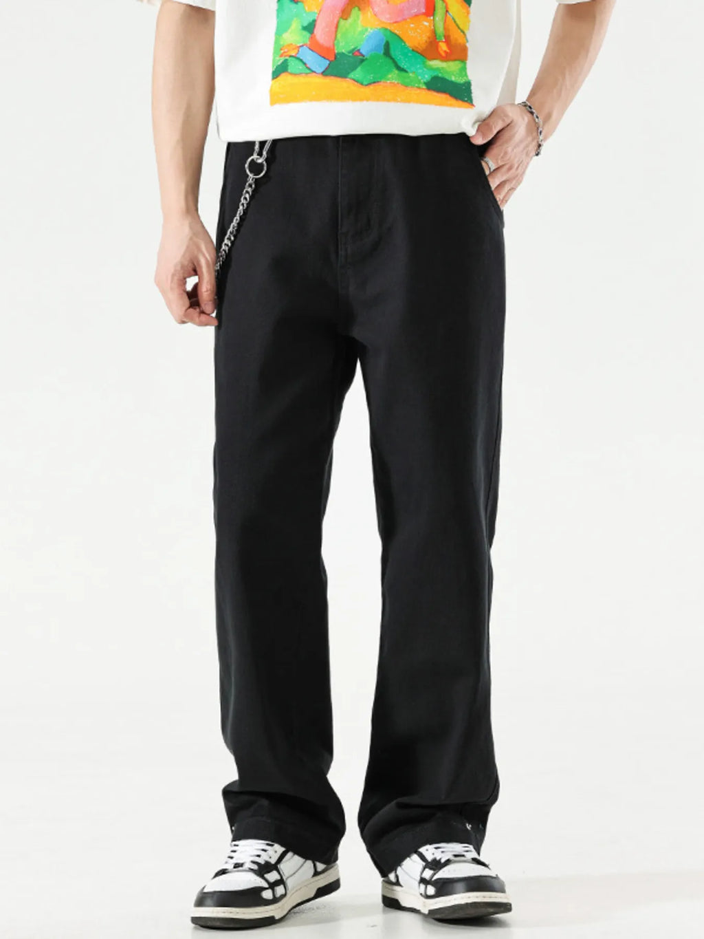 Men's Wide Leg Jeans