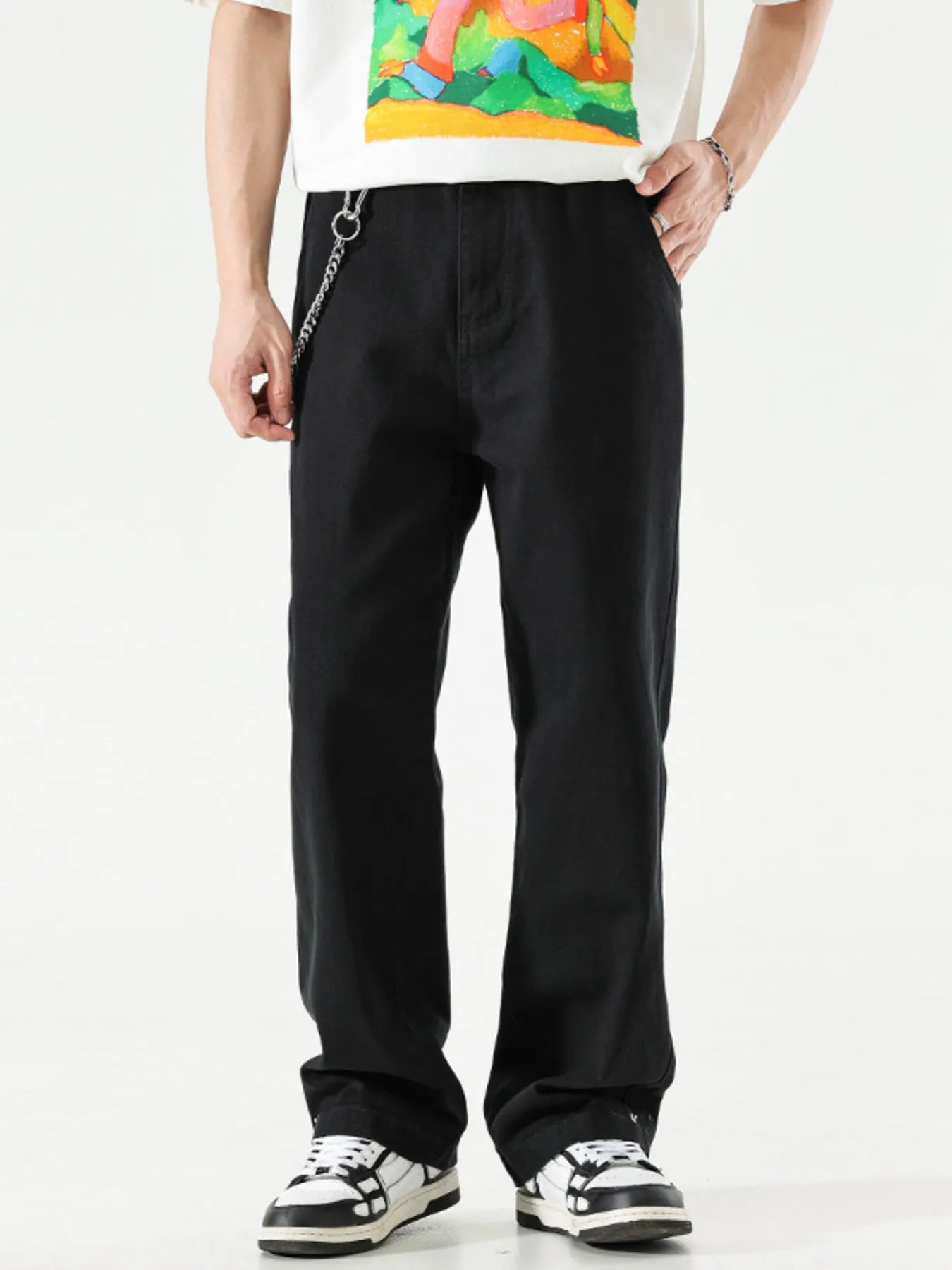 Men's Wide Leg Jeans