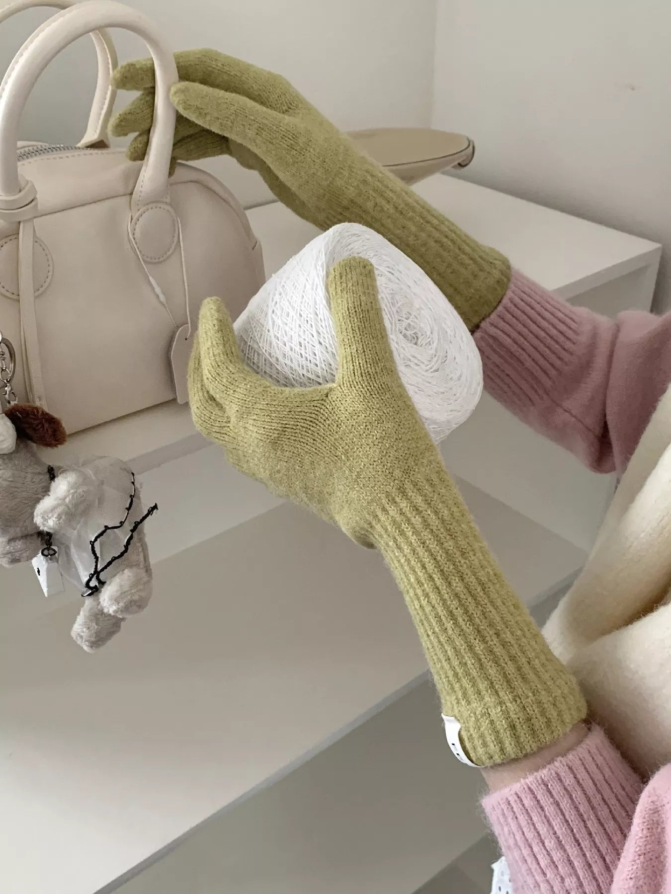Warm Knitted Soft Gloves