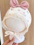 Children's Lace Detail Cute Bowknot Hat