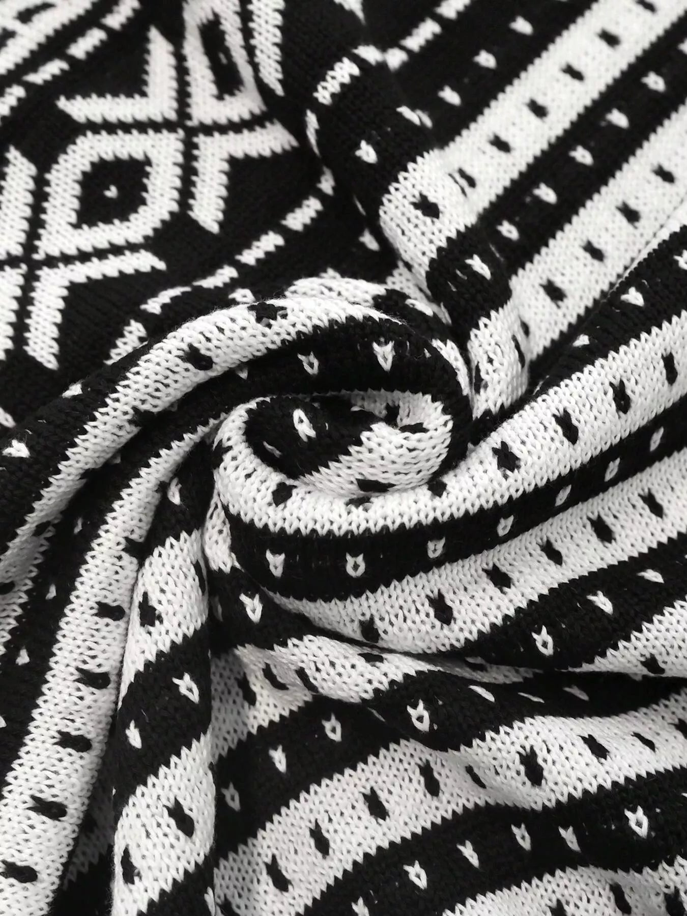Striped Button Up Knit Cardigan