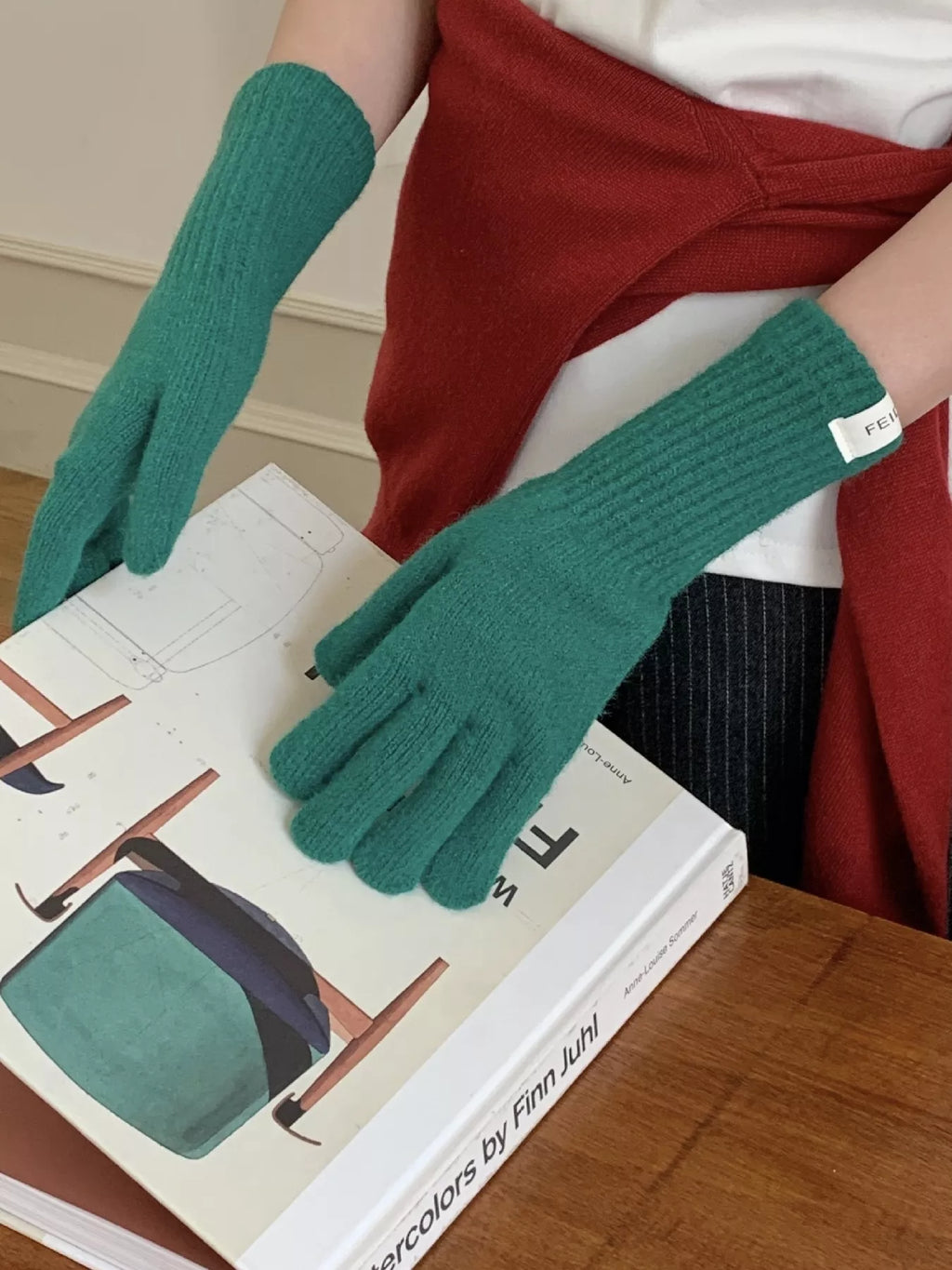 Warm Knitted Soft Gloves