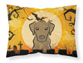 Halloween Chocolate Labrador Standard Pillowcase Lightweight Super Soft Easy Care Decorative Artwork Pillowcase, Standard