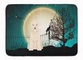 Halloween Scary Soft Coated Wheaten Terrier Memory Foam Kitchen Mat Machine Washable Anti-Fatigue Cushion Comfort Bath or Kitchen Rug
