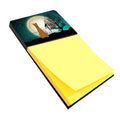 Halloween Scary Irish Terrier Watercolor Sticky Note Holder Refillable Dispenser Desk Accessory 3x3 Pad Gift