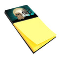 Halloween Scary Pekingese Tan Watercolor Sticky Note Holder Refillable Dispenser Desk Accessory 3x3 Pad Gift