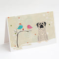 Christmas Presents between Friends Mastiff - Brindle and White Greeting Cards Pack of 8 Blank Cards with Envelopes Whimsical A7 Size 5x7