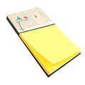 Christmas Presents between Friends Samoyed Watercolor Sticky Note Holder Refillable Dispenser Desk Accessory 3x3 Pad Gift