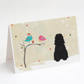Christmas Presents between Friends Bouvier des Flandres Greeting Cards Pack of 8 Blank Cards with Envelopes Whimsical A7 Size 5x7