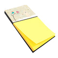 Christmas Presents between Friends Bedlington Terrier - Sandy Watercolor Sticky Note Holder Refillable Dispenser Desk Accessory 3x3 Pad Gift